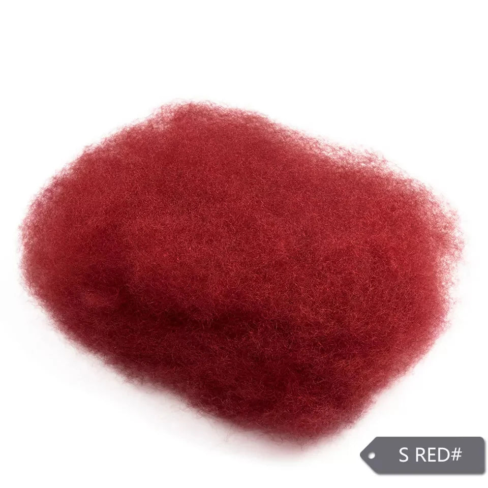 Joedir brasilianisches Remy Haar Afro Kinky Curly Bulk Echthaar zum Flechten von Dreadlocks Haarverlängerungen Häkelzöpfe QVR Haar