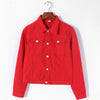 New Women's Denim Jacket Spring and Autumn 2026 Casual Short Denim Jacket Women's Korean Version Solid Color Jacket Clothes