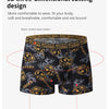 5/10er Pack Herren Boxer-Unterhosen, Schwarz Gold Bedruckt, Bequem und Vielseitig, Übergröße, Sexy, für junge Männer, Freizeit, Sport, Strandsh