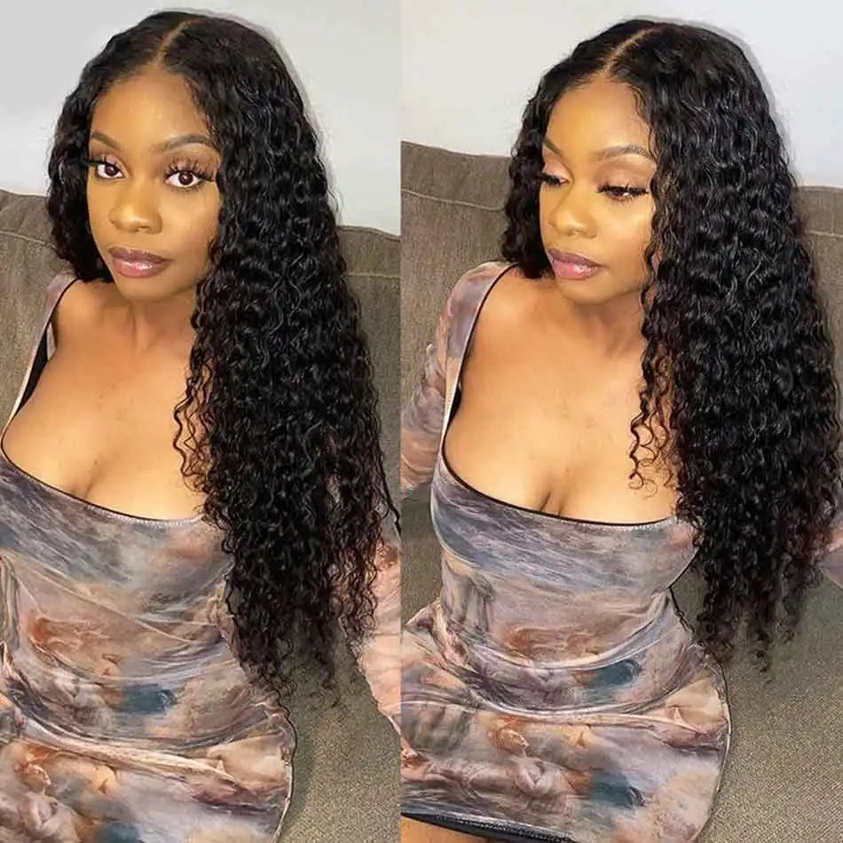 Loose Deep Wave Human Hair Wigs For Women Human Hair Glueless Wig Human Hair Ready To Wear Pre Plucked Brazilian Raw Human Hair