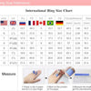 Ring Fashion 925 Sterling Silver Color Jewelry Colourful Cubic Zirconia Flower Design Cute Style Women Girls Party Engagement
