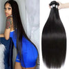 15A Peruvian Straight Hair Bundles Natural Straight Human Hair Bundles  8-32 Inch Remy Human Hair Extensions For Black Women