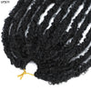 14 12 inch Butterfly Faux Locs Crochet Hair Braids Pre looped Distressed Goddess Butterfly Soft Locs Crochets Braids Cheveux Lok
