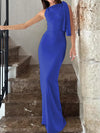 Hugcitar Fashion Solid O Neck Sleeveless Patchwork Sexy Bodycon Maxi Prom Dress Summer Women Clothes Party Festival Club Y2K
