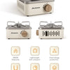 BISINNA Camping Gas Stove 2800W High Firepower Portable Cassette Furnace Outdoor Gas Burner Picnic Camp