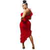 Wmstar Party Christmas Dresses Women's Clothing Bodycon Sweet Sexy Party Dress Summer Holiday Wholesale Bulk Lot Dropshipping