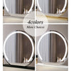 Vanity Mirror with Lights LED Round Makeup Mirror for Bedroom with 15X Magnification Smart Touch Dimmable 3 Modes 360° Rotation