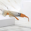 Neue Mode Bunte Sport-Sonnenbrillen Damen Cyberpunk Randlose Sonnenbrille Anti-UV Fahr-Sonnenbrille UV400 Oculos De Sol