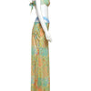 Beyprern Tropical Goddess Floralrock-Set, zweiteiliges Kleid, Urlaubsoutfits, bedrucktes BH-Crop-Top und passendes Set für Damen im Sommer