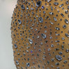 Luxury Rhinestones Sexy Mesh See Through Bodycon Dress Women Birthday Evening Cocktail party Gown Red Carpet Club Stage Outfit