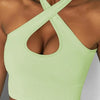 LANTECH Sports Bra Yoga Sportswear Joggings Running Top Training Women Fitness Gym Bra Seamless Workout Activewear Push Up