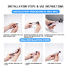Foot Care File Electric Foot Callus Remover Leg Heels Remove Dead Skin Pedicure Tool Set and Replacement Sandpaper