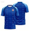 2026 Haiti Football Uniform 3D Printed Short Sleeved T-shirt Sports Shirt Men's Football Training Uniform Men's Top Streetwear