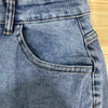 Mid Length Skirts Women Denim Skirt Hole Pockets A Line Slit Slim Y2k Streetwear Elegant Splice Y2k High Waist Summer 2025