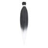 Pre-stretched Braids Synthetic Hair Professional Itch Free Hot Water Setting Fiber 30'' Ombre Yaki Texture Braid Hair Extensions