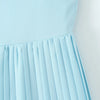 Pure sexy French high-end tube top one-shoulder dress female long seaside holiday pleated skirt