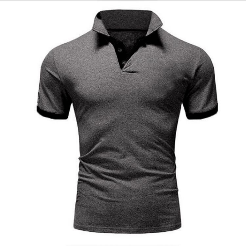 Men's Short Sleeve Polo Shirts Casual Slim Fit Basic Designed Shirts Quick-drying Anti-wrinkle Tops