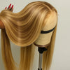 Highlight Front Wigs Human Hair Pre Plucked Hairline 4/27 5x5 Glueless Lace Straight Wig Human Hair Wigs For Women 250 Density