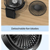 TOPK Mini Portable Clip on Fan,USB Desk Fan,3 Speeds Quiet Wind 720° Rotate Personal Electric Fan,Standing fans for Room Home