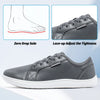 HOBIBEAR Minimalistische Schuhe für Herren und Damen, weite Zehenbox, Barfuß-Schuhe, Zero Drop, Freizeit-Sneaker aus Kunstleder, leichte Walking-Sneaker