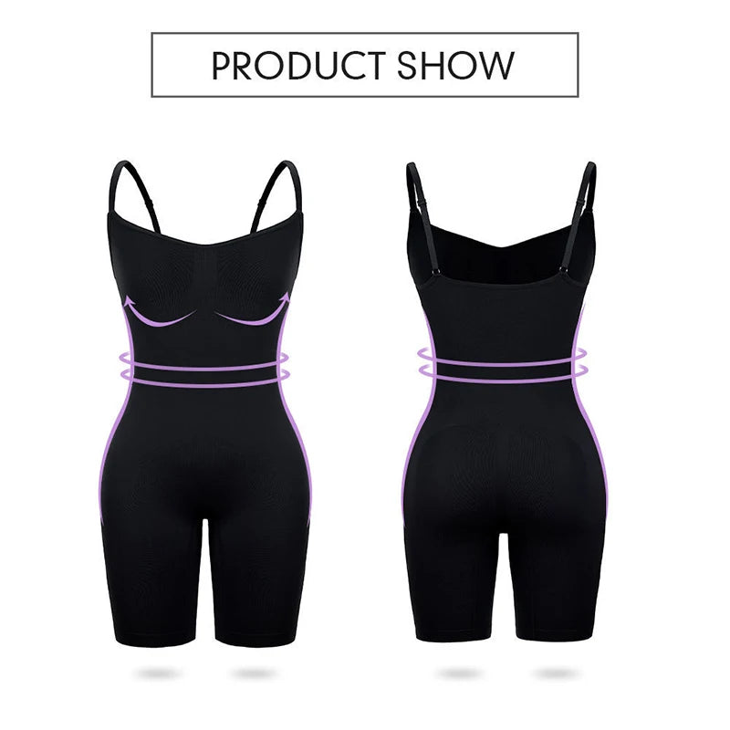 AfruliA Fajas Colombianas Bodysuits Shapewear Seamless Waist Trainer Body Shapers Women Tummy Control Panties Butt Lifter Corset