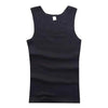 Hot Sale Men's Sleeveless Breathable Fitness Vest Basic Elastic Tank Top Men's Cotton Bodybuilding T-shirt Classic Color Clothes