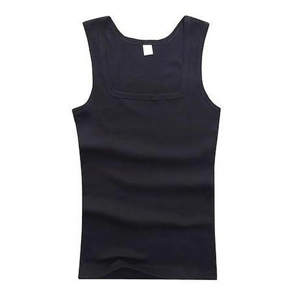 Hot Sale Men's Sleeveless Breathable Fitness Vest Basic Elastic Tank Top Men's Cotton Bodybuilding T-shirt Classic Color Clothes