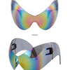 Y2k Oversized Sports Sunglasses Women 2000's Wrap Around Shield Goggle Men 2024 Luxury Brand Trends Punk Sun Glasses Male Oculos