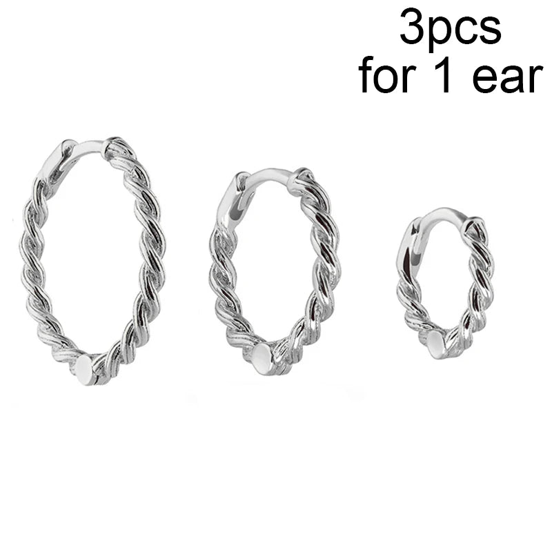 CRMYA Gold Silber gefüllt 16mm 14mm 12mm Blumen baumelnde Ohrringe Zirkonia Creolen für Damen Mädchen Schmuck Großhandel