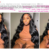 HD Transparent 13x4 13x6 Body Wave Lace Front Wig Pre Plucked 360 Lace Frontal Wig Human Hair Wigs For Women 5x5 Wig 200 Density