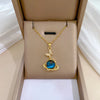 Stainless Steel Zircon Planet Star Pendant Necklace For Women Elegant Aesthetic Clavicle Chain Necklace Jewelry Party Gift