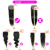 Peruanisches Haar 4x4 Lace Closure Vorgezupft Glattes Haar 13x4 HD Transparente Lace Frontal 100% Echthaar Natürlicher Haaransatz