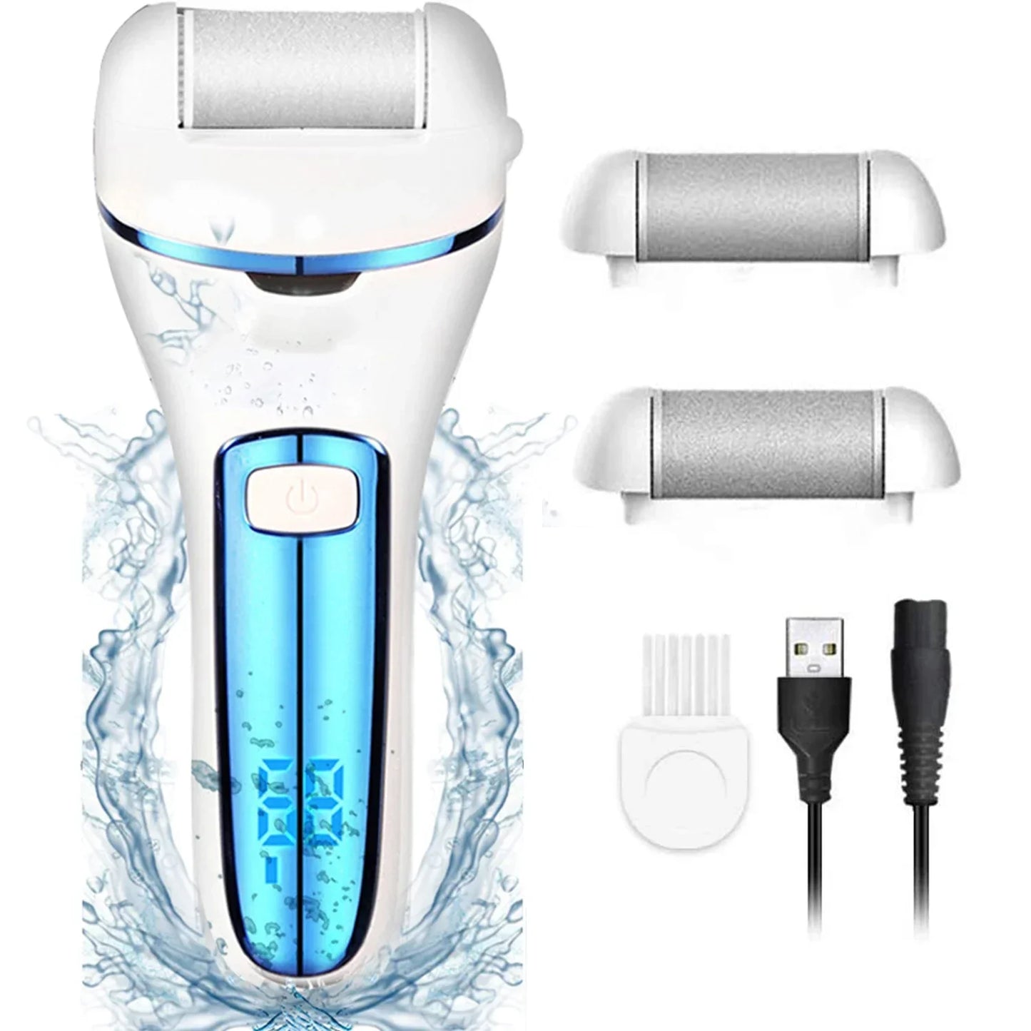 Rechargeable Electric Foot File Callus Remover Machine Pedicure Device Foot Care Tools Feet For Heels Remove Dead Hard Skin