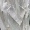 Blingbling Water Drill Suits Jacket 2023 New Spring Loose Long Sleeve Cardigans Mid-long Tailored Collar Women Blazers Coat