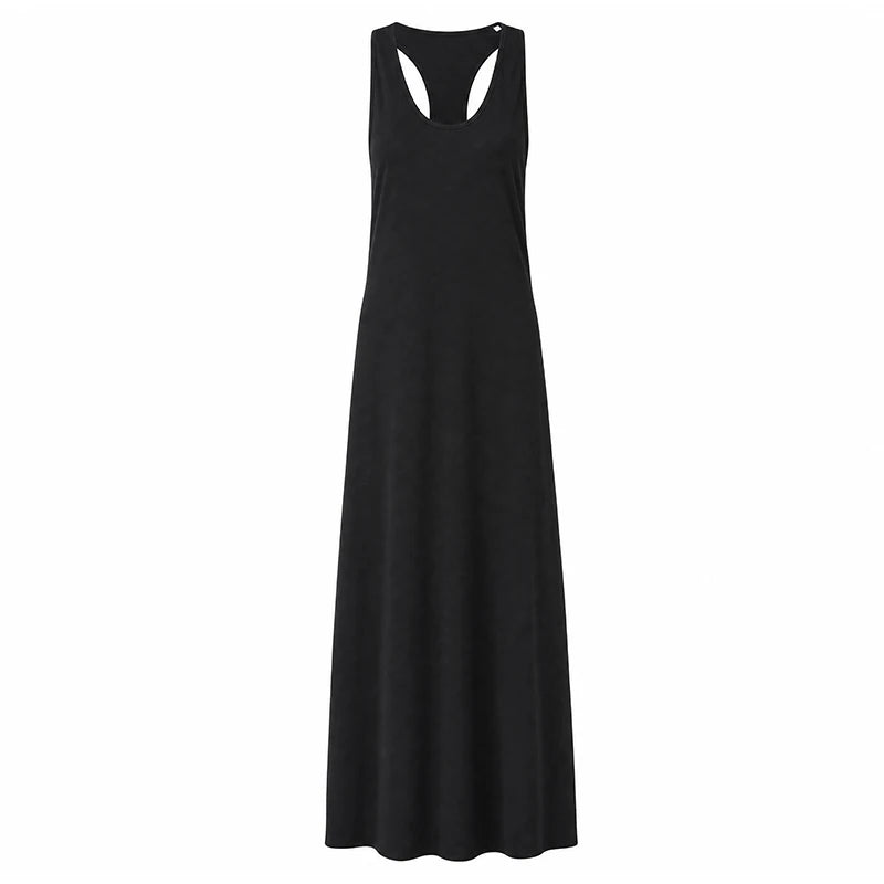 Halter Deep V Backless Long Dress Women Open Back Spaghetti Strap Elegant Party Evening Gown Summer Vacation Beach Dresses 2026
