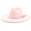 Suede Top Hat 9.5cm Wide Brim Fedora Hat Men Women Autumn Winter Felt Jazz Hats Classic Church Fedoras Chapeau Sombrero Mujer