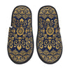 Custom Queen Of Absolutely Everything Gold Baroque Soft Memory Foam House Slippers Women Comfy Warm Anti-skid Sole Slipper