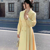 Plus Size 2024 Autumn/Winter New Style French Vintage Tweed Large Lapel Woolen Overcoat Long Sleeve Double Row Button Overcoat