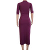 European and American women's fashion white stripe dress