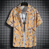 Beach Clothes For Men 2 Piece Set Quick Dry Hawaiian Shirt and Shorts Set Men Fashion Clothing Printing Casual Outfits Summer