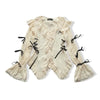 Karrram Y2k Ästhetik Spitze Hemd Grunge Gothic Unregelmäßige Blusen Fee Harajuku Bandage Hemd Vintage Lolita Kleidung Mall Goth
