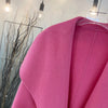 2024 New Winter Real Natural Fox Fur Pocket Coat Ladies Outwear Female Coat Cashmere Wool Woolen Women Luxury Jacket
