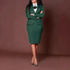 BWQ Women's Set Full Sleeve Button Blazer + Skirts Suit 2025 Winter Casual Streetwear Two 2 Piece Set Africa OL Work Outfits
