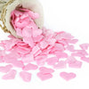 100/200 Stück künstliche Liebe Herz Blütenblätter Valentinstag Hochzeit Party Konfetti Blütenblätter Schwamm Satin Stoff Tisch Bett Dekorationen