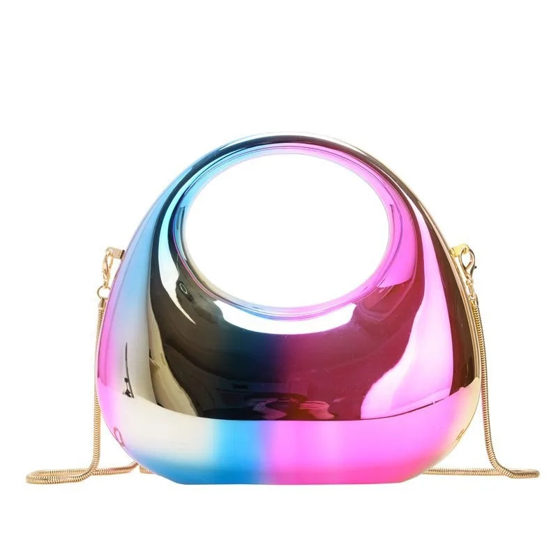 Luxus Designer Abend Clutch Klare Acryl Damen Handtaschen Mode Umhängetasche Halbmond Hochzeit Geldbörsen Party Tote Damen 2025