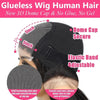 Ready To Wear 5x5 6x4 Lace Closure Perücke Body Wave Kleberlose Perücke Echthaar Ohne Kleber Vorgeschnittene Lace Perücke 180% Dichte