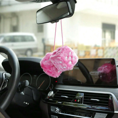 Würfel-Design Auto-Hängeornament Retro Auto-Rückspiegel-Hängeaccessoires zur Autodekoration