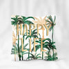 45cm Cushion Case Removable Polyester Green Plant Print Pillowcase Tropical Leaf Cactus Monstera Throw Cushion Cover Home Decor