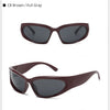 Designer y2k UV400 Mirrored Sunglasses Women White Sun Glasses Men Hispter Sport Driving Cycling Ladies Shades 2023 gafas de sol