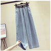 2025 Summer New Stitched Chiffon Shirt Female Set Elegant Women's Jeans Casual Blouse Two Piece Set Ladies Tracksuits